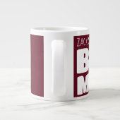 Aangepaste naam Grote Mok Maroon C31 Funny Novelty (Achterkant)