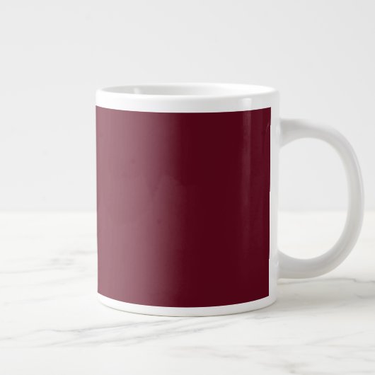 Aangepaste naam Grote Mok Maroon C31 Funny Novelty (Rechts)