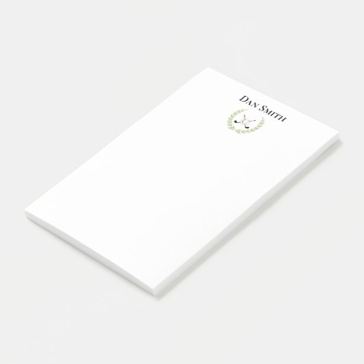 Aangepaste naam Grote Post Opmerkingen Post-it® Notes (Schuin)