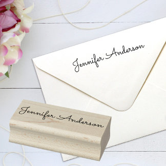 Aangepaste naam Handtekening Aangepast Rubberstempel