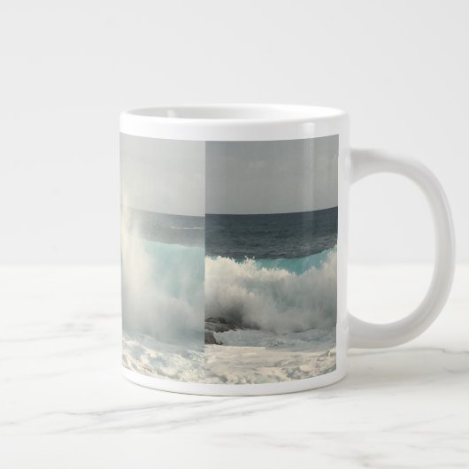 Aangepaste naam Hawaii Jumbo Coffee Mok (Rechts)