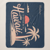 Aangepaste naam Hawaii Sherpa Deken (Voorkant)
