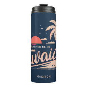 Aangepaste naam Hawaii Thermosbeker