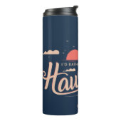 Aangepaste naam Hawaii Thermosbeker (Gedraaid links)