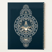 Aangepaste Naam Heilige Ster van Wonder Siermandal Planner (Achterkant)