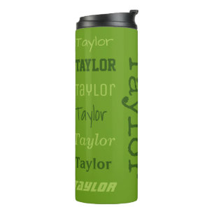 Aangepaste naam - Herhalen - tumbler Thermosbeker