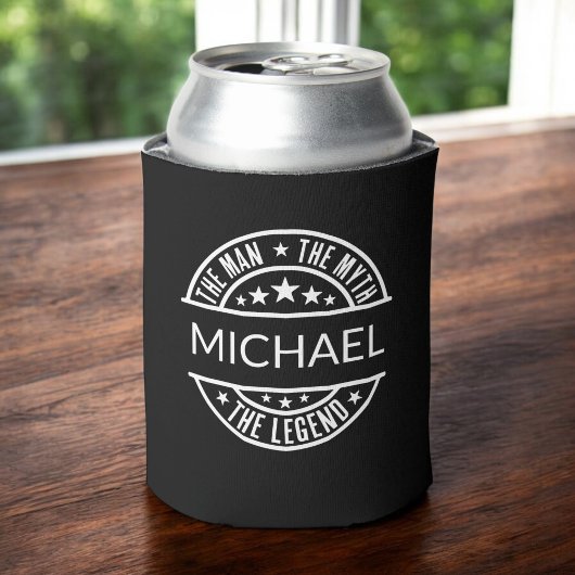 Aangepaste naam Het Man De mythe De legende Blikjeskoeler