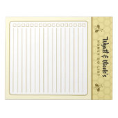 Aangepaste Naam Honey Do Lijst Notitieblok (Voorkant)