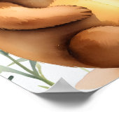 Aangepaste naam Honingbijen Teddy Bear Poster (Hoek)