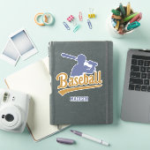Aangepaste naam honkbalspeler sticker (iPad Cover)