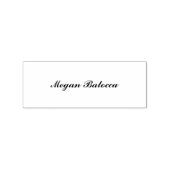 Aangepaste Naam Hout Rubber Stamp 1 x 2.5 Inch Rubberstempel (Afrduk)