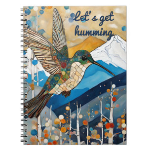 Aangepaste naam Hummingbird Notitieboek