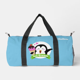 Aangepaste naam Ice Cream Penguin Plunjezak