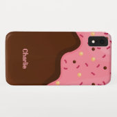 Aangepaste naam Ice Cream Popsile-telefoongevallen Case-Mate iPhone Case (Achterkant (horizontaal))