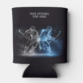 Aangepaste naam Ice Hockey Blikjeskoeler (Achterkant)