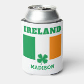 Aangepaste naam Ierland Blikjeskoeler (Blikje Achterkant)