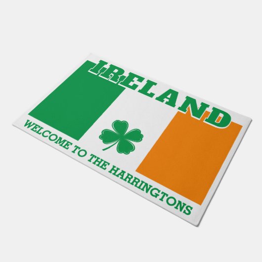 Aangepaste naam Ierland Deurmat (Schuin)