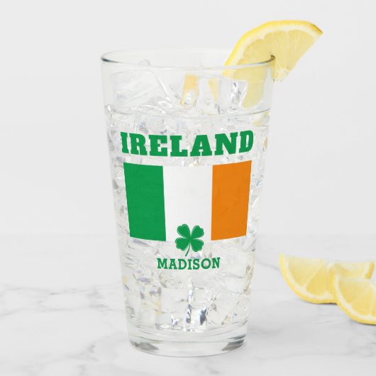 Aangepaste naam Ierland Glas (Achterkant ijs)
