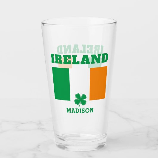 Aangepaste naam Ierland Glas (Voorkant)
