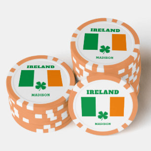 Aangepaste naam Ierland Poker Chips