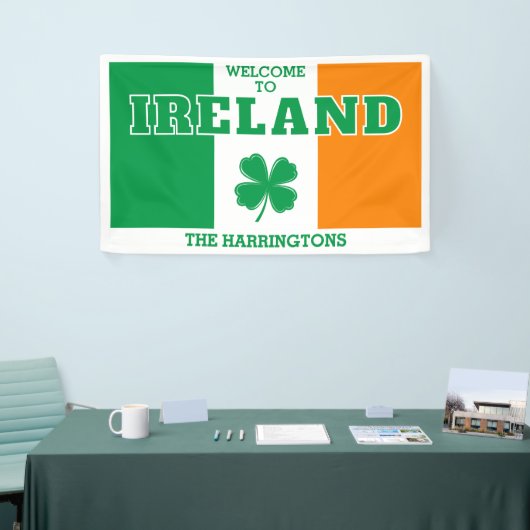 Aangepaste naam Ierland Spandoek (Beurs)
