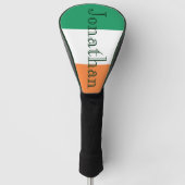 Aangepaste naam Ierse vlag DCT Golfheadcover (Voorkant)