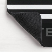 Aangepaste naam in groene lijnmarkering muismat (Hoek)