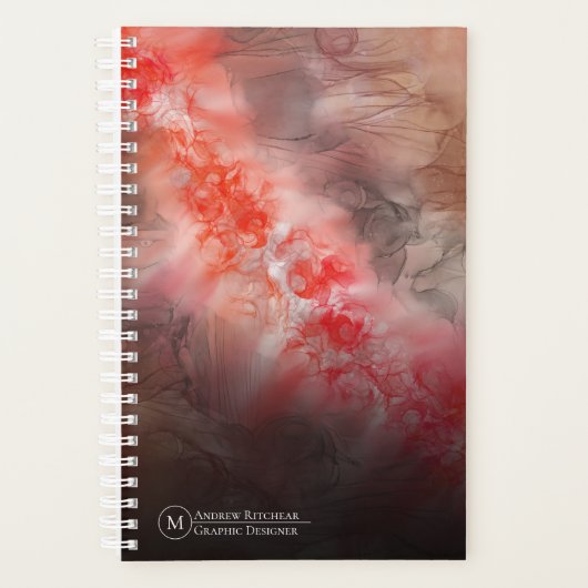 Aangepaste naam in het vak Waterverf Planner (Voorkant)