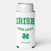 Aangepaste naam Irish Born Lucky (Seltzer Voorkant)