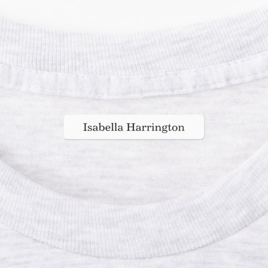 Aangepaste naam Iron-On stof kleding Labels (Aangebracht)
