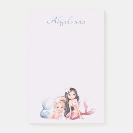 Aangepaste naam is gepersonaliseerd girale Post-it Post-it® Notes (Voorkant)