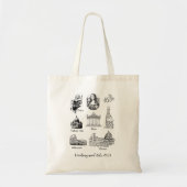 Aangepaste naam  Italië Tour Gift Tote Bag (Voorkant)
