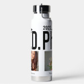 Aangepaste naam, jaar en foto waterfles (Links)