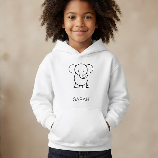 Aangepaste naam jeugd pullover