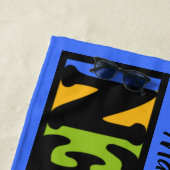 Aangepaste naam JOE BIDEN 2020-badhanddoek Strandlaken (In situ)