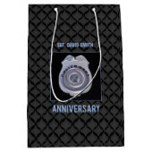 Aangepaste naam, Jubileum met politie Medium Cadeauzakje (Voorkant)