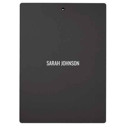 Aangepaste naam, Jubileum politiewerknemer Klembord (Achterkant)