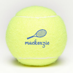 Aangepaste naam kalligrafie script tennisballen