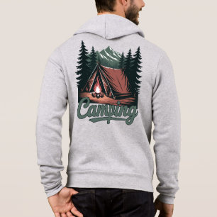 Aangepaste naam kamperen hoodie