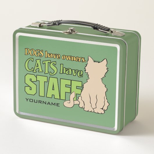 Aangepaste naam KATTEN HEBBEN PERSONEEL (Voorkant)