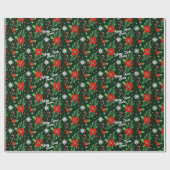 Aangepaste Naam Kerstmis Bright kleuren Wrapping P Cadeaupapier (Vlak)