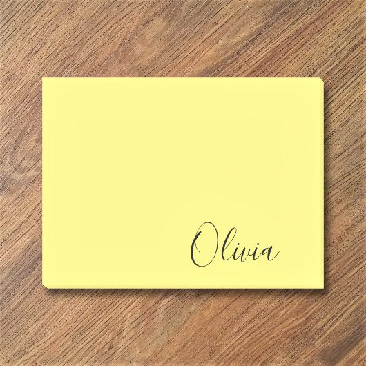 Aangepaste naam kies achtergrondkleur post-it® notes