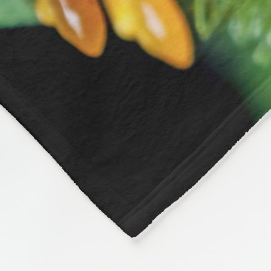 Aangepaste naam kikker fleece deken (Hoek)