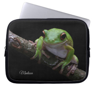Aangepaste naam Kikkerhoes voor laptop Sleeve