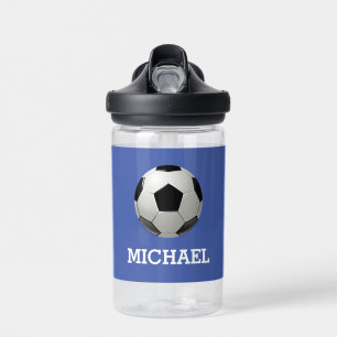 Aangepaste naam kind Voetbal Waterfles
