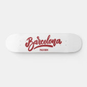 Aangepaste naam & kleur Barcelona Skateboard (Horizontaal)