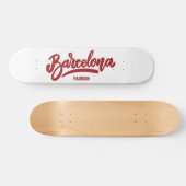 Aangepaste naam & kleur Barcelona Skateboard (Horizontaal)