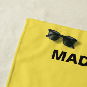 Aangepaste naam & kleur BOUNCE Basketbal handdoek (In situ)