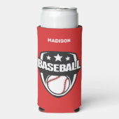 Aangepaste naam & kleur honkbal (Seltzer Voorkant)