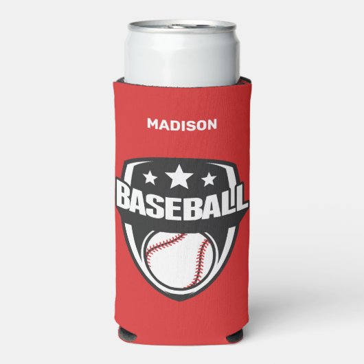 Aangepaste naam & kleur honkbal (Seltzer Voorkant)